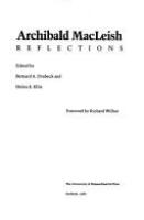 Archibald MacLeish : reflections /