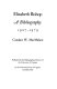 Elizabeth Bishop : a bibliography, 1927-1979 /