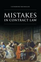 Mistakes in Contract Law.