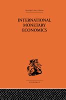 International Monetary Economics.