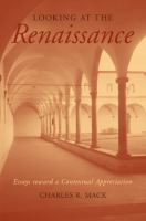 Looking at the Renaissance : essays toward a contextual appreciation /