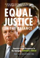 Equal justice in the balance : America's legal responses to the emerging terrorist threat /