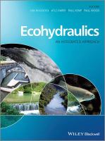 Ecohydraulics an integrated approach /