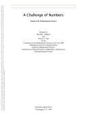 A challenge of numbers people in the mathematical sciences /