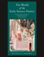 The world of the early Sienese painter /
