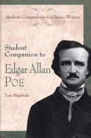 Student companion to Edgar Allan Poe