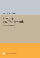 Coleridge and Wordsworth : a lyrical dialogue /