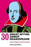 30 Great Myths about Shakespeare.
