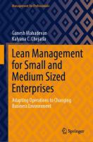 Lean Management for Small and Medium Sized Enterprises Adapting Operations to Changing Business Environment /