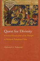 Quest for divinity : a critical examination of the thought of Mahmud Muhammad Taha /