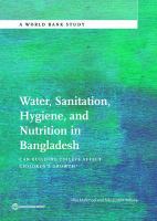 Water, sanitation, hygiene, and nutrition in Bangladesh can building toilets affect children's growth? /