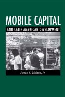 Mobile capital and Latin American development /