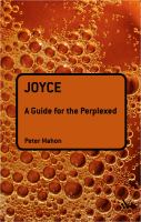 Joyce a guide for the perplexed /