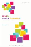 What is cultural translation?