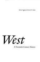 The American West : a twentieth-century history /