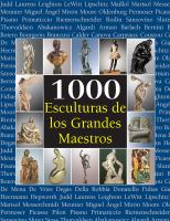 1000 Esculturas de los Grandes Maestros.