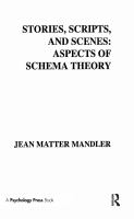 Stories, scripts, and scenes : aspects of schema theory /