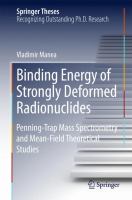 Binding Energy of Strongly Deformed Radionuclides Penning-Trap Mass Spectrometry and Mean-Field Theoretical Studies /