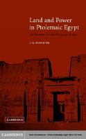 Land and power in Ptolemaic Egypt the structure of land tenure /