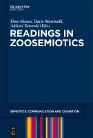 Readings in Zoosemiotics.