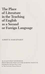 The place of literature in the teaching of English as a second or foreign language /
