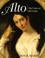 Alto the voice of bel canto /