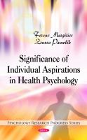 Significance of Individual Aspirations in Health Psychology.