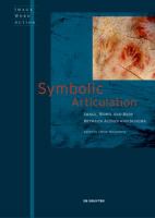 Symbolic Articulation : Image, Word, and Body Between Action and Schema.