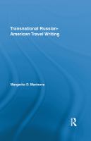 Transnational Russian-American travel writing