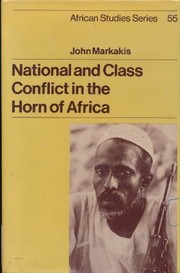 National and class conflict in the Horn of Africa /
