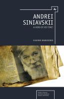 Andrei Siniavskii a hero of his time? /