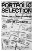 Portfolio selection : efficient diversification of investments /