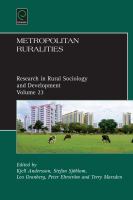 Metropolitan Ruralities.