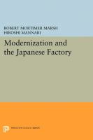 Modernization and the Japanese factory /