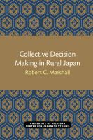 Collective decision making in rural Japan