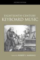Eighteenth-Century Keyboard Music.