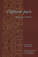 Defensor pacis /