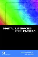 Digital Literacies for Learning.