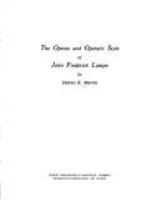 The operas and operatic style of John Frederick Lampe /