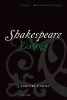 Shakespeare and Ecology.