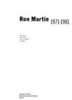 Ron Martin, 1971-1981 /