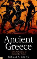Ancient Greece from prehistoric to Hellenistic times /