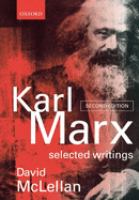 Karl Marx : selected writings /