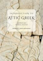 Introduction to Attic Greek : answer key /