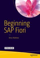 Beginning SAP Fiori