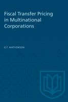 Fiscal transfer pricing in multinational corporations /