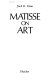 Matisse on art. /