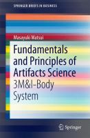 Fundamentals and Principles of Artifacts Science 3M&I-Body System /