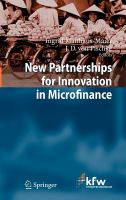 New partnerships for innovation in microfinance