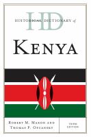 Historical Dictionary of Kenya.